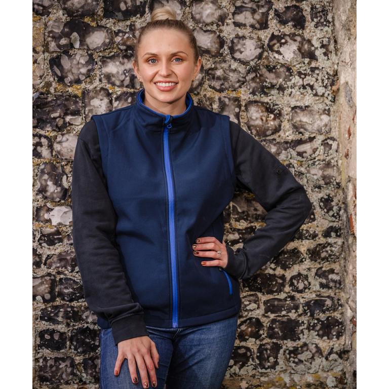 Women's printable softshell bodywarmer