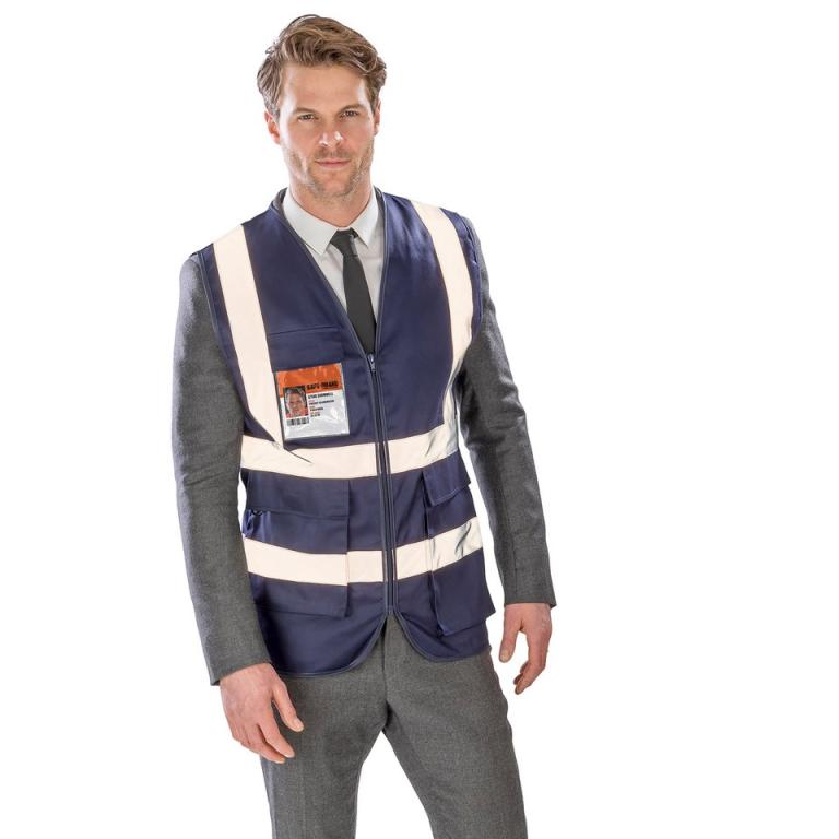 Heavy duty polycotton security vest