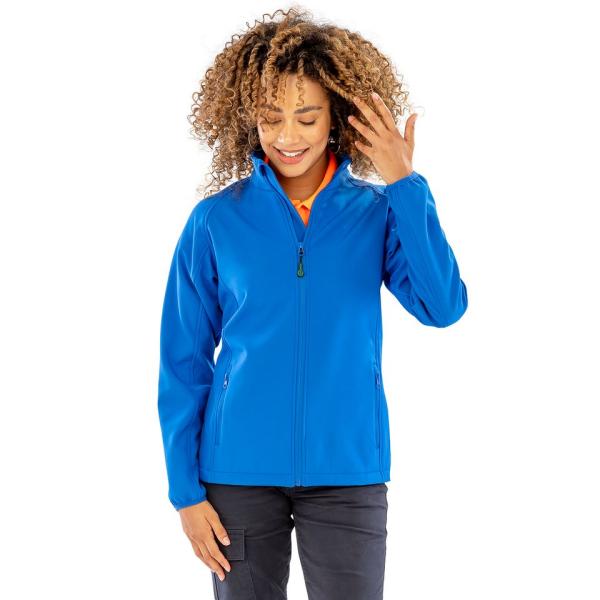 Women's recycled 2-layer printable softshell jacket