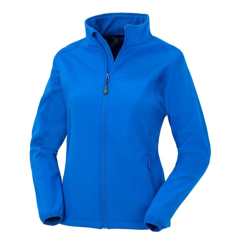 Women's recycled 2-layer printable softshell jacket Royal