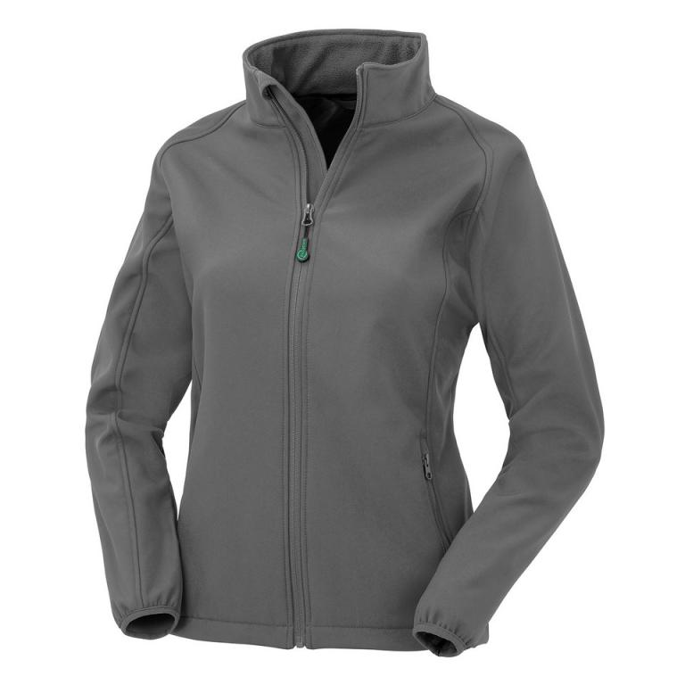 Women's recycled 2-layer printable softshell jacket Workguard Grey