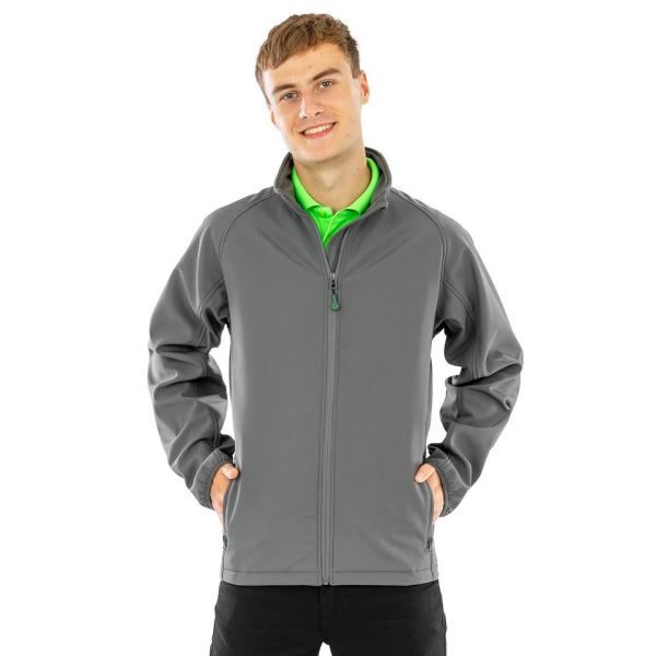 Men's recycled 2-layer printable softshell jacket