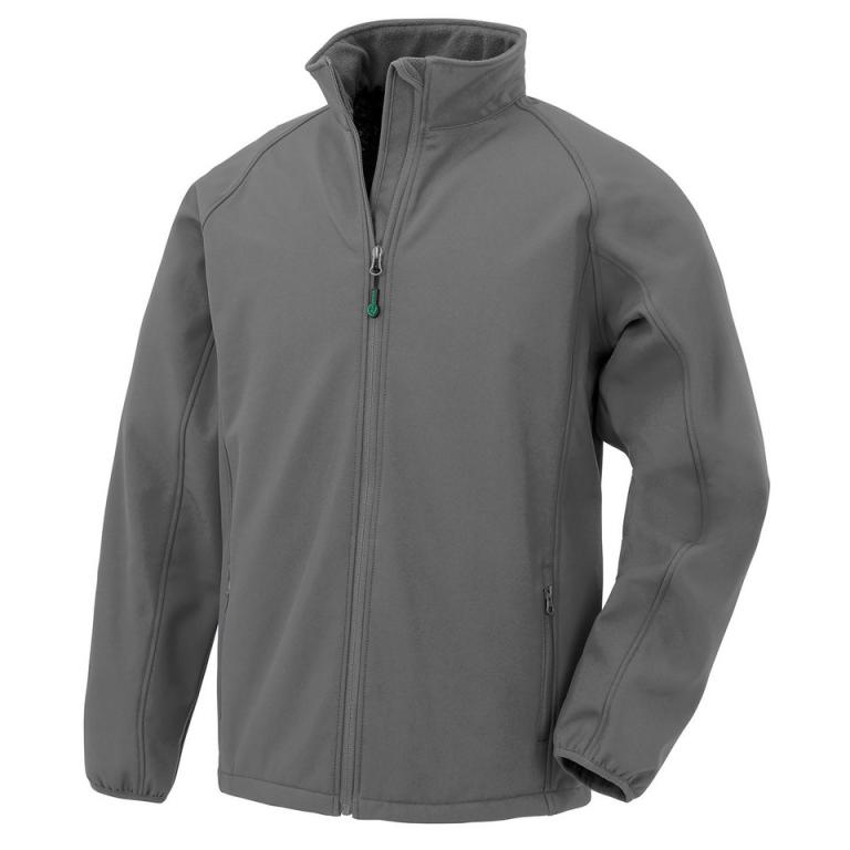 Men's recycled 2-layer printable softshell jacket Workguard Grey