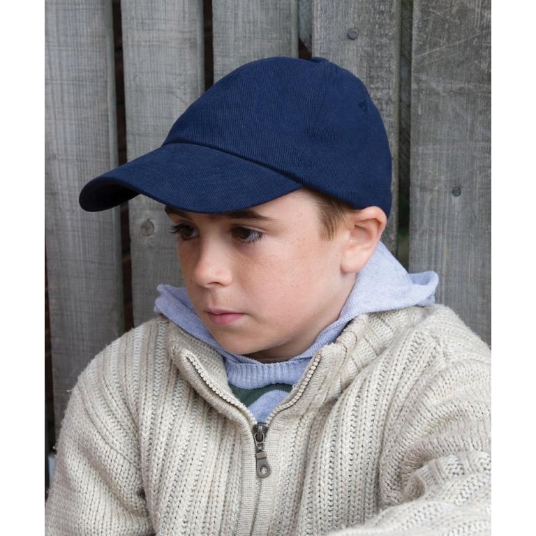 Junior low-profile heavy brushed cotton cap