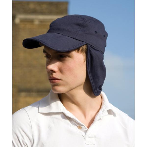 Fold-up legionnaire's cap