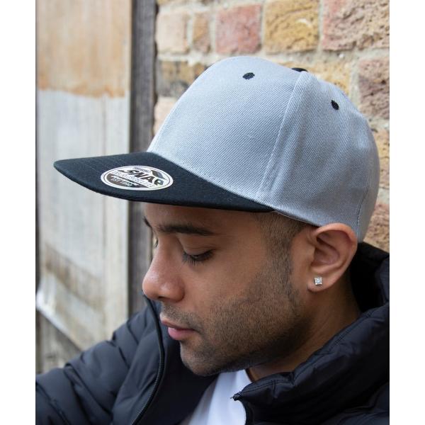 Bronx original flat peak snapback dual colour cap