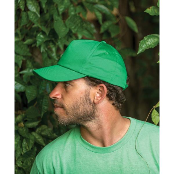 Boston 5-panel polycotton printer's cap