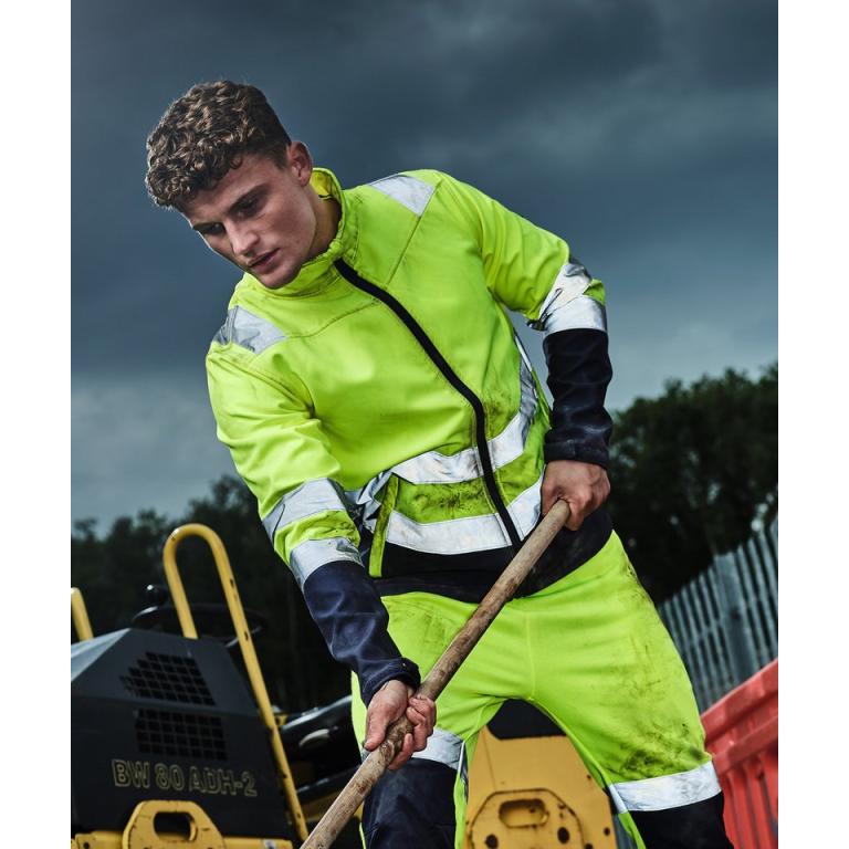 Pro hi-vis softshell jacket