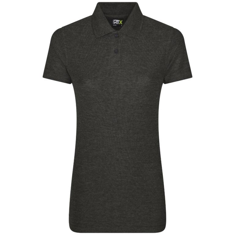 Women's pro polo Charcoal