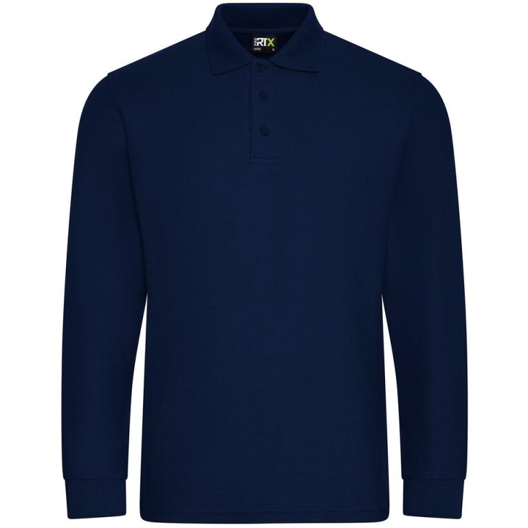 Pro long sleeve polo Navy