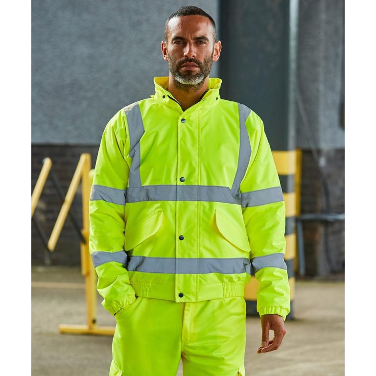 High visibility bomber jacket