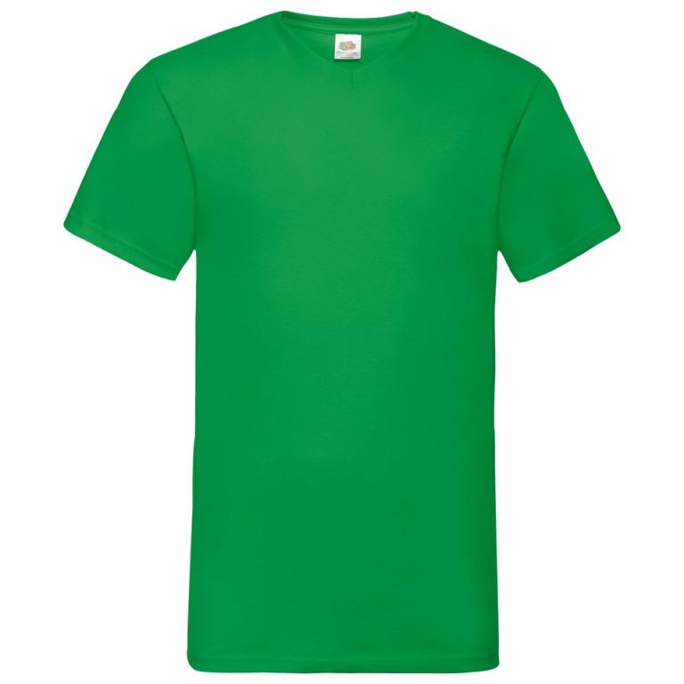 Valueweight v-neck T Kelly Green