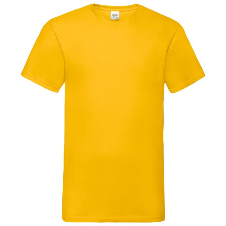 Valueweight v-neck T Sunflower