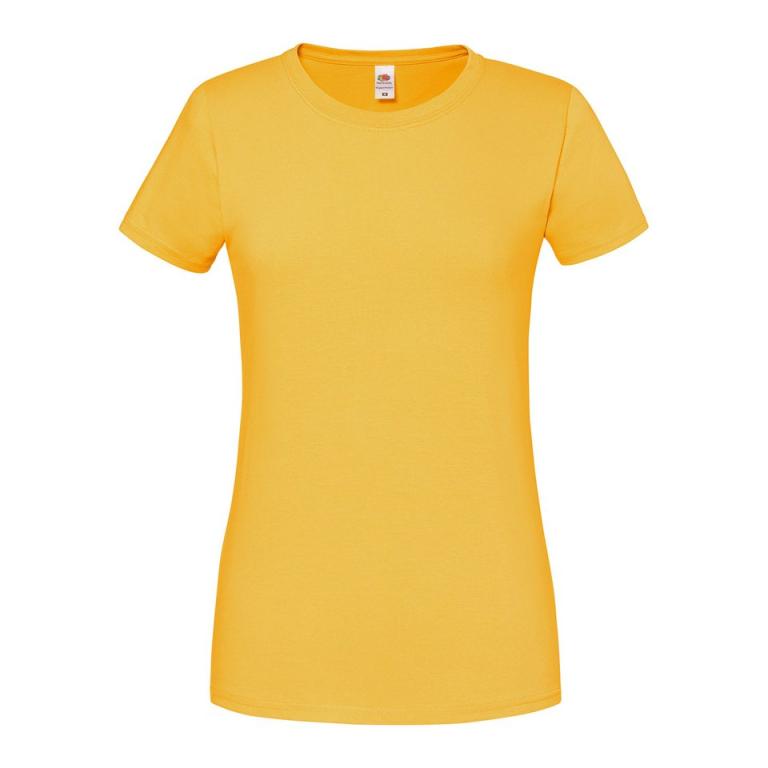 Lady-fit ringspun premium t-shirt Sunflower