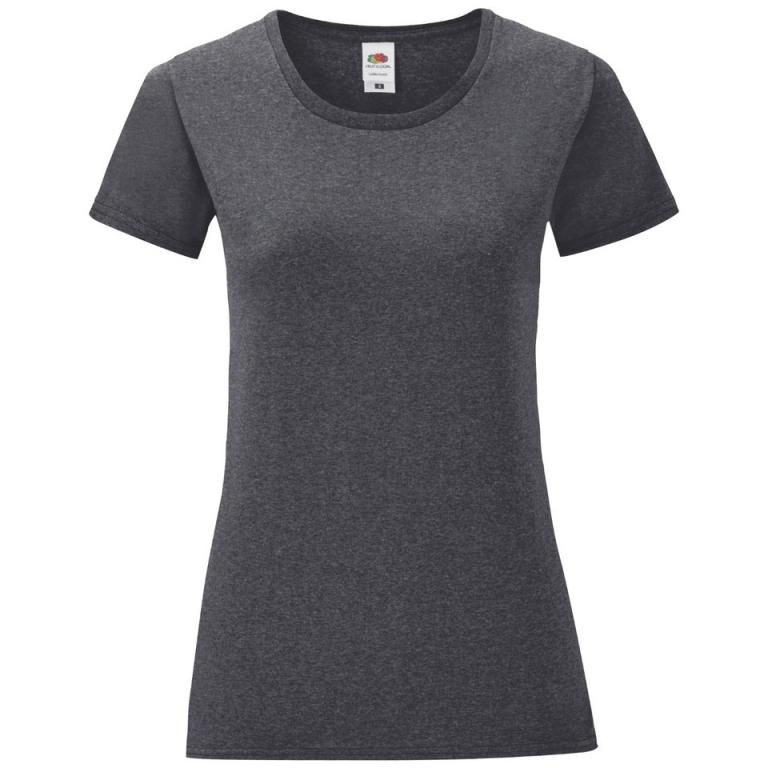 Women's iconic T Dark Heather Grey