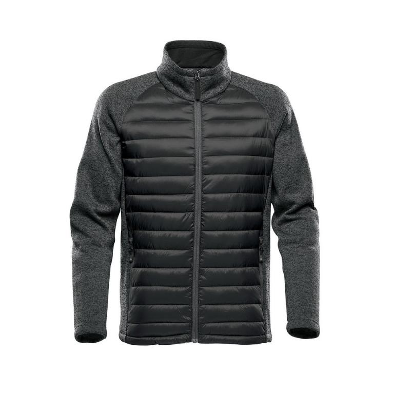 Narvik hybrid jacket Black/Dolphin Heather