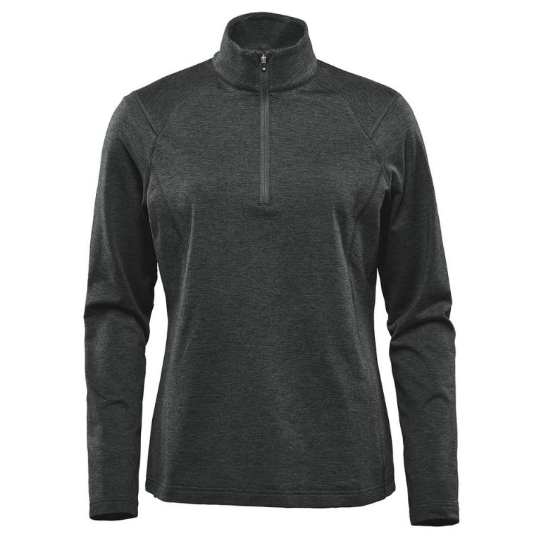 Women’s Treeline ¼-zip fleece Black Heather