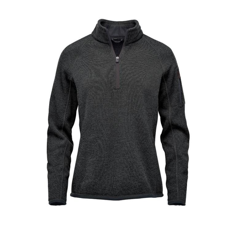 Women’s Avalanche ¼-zip fleece Black Heather