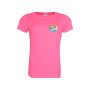 Paddle Up Club Ladies Performance T-shirt (Available in various colours) - electric-pink - xs