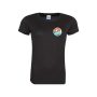 Paddle Up Club Ladies Performance T-shirt (Available in various colours) - black - xs