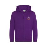 Academy @ CAST (Colnbrook) Junior Zip Hoodie (Purple) - 3-4-years
