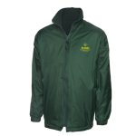 5th Sunbury on Thames Scout Group Reversble Fleece Lined Rain Jacket (Bottle Green) - 3-4-years - junior