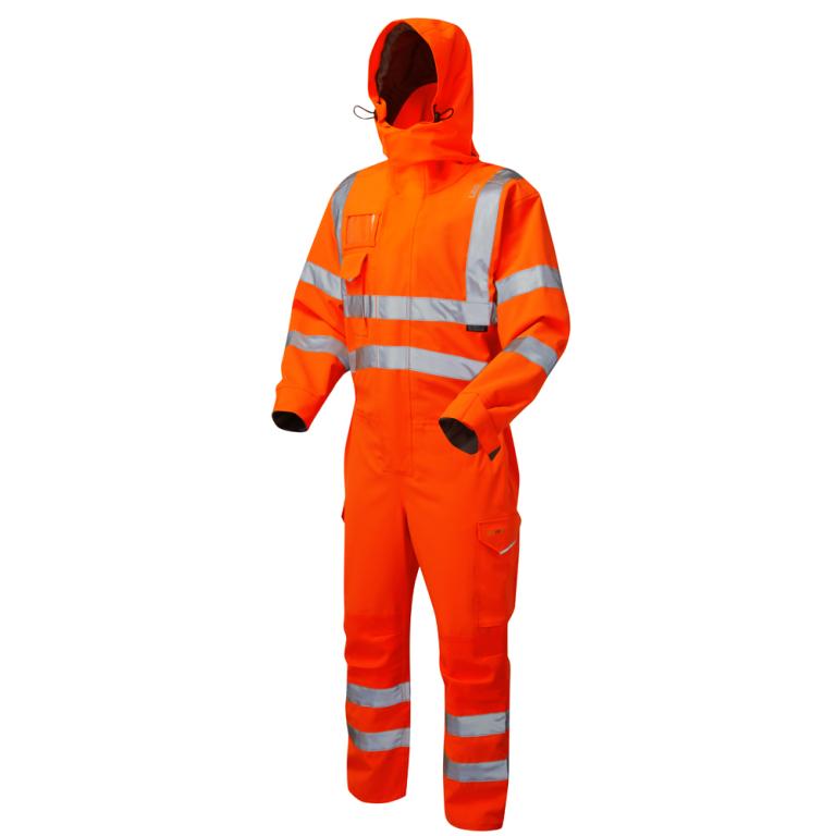 WATERTOWN Leo EcoViz 10KX Performance+ Breathable Stretch Co HV ORANGE