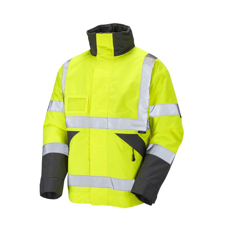 BICKINGTON Leo EcoViz 4K Superior Baffle Lined Bomber Jacket HV YELLOW