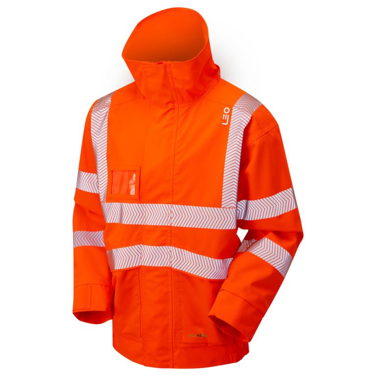 DARTMOOR Leo EcoViz 10K Performance+ Breathable Bomber Jacke HV ORANGE