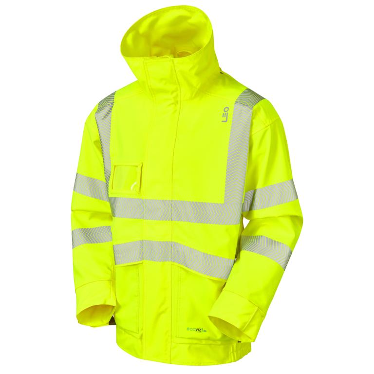 DARTMOOR Leo EcoViz 10K Performance+ Breathable Bomber Jacke HV YELLOW