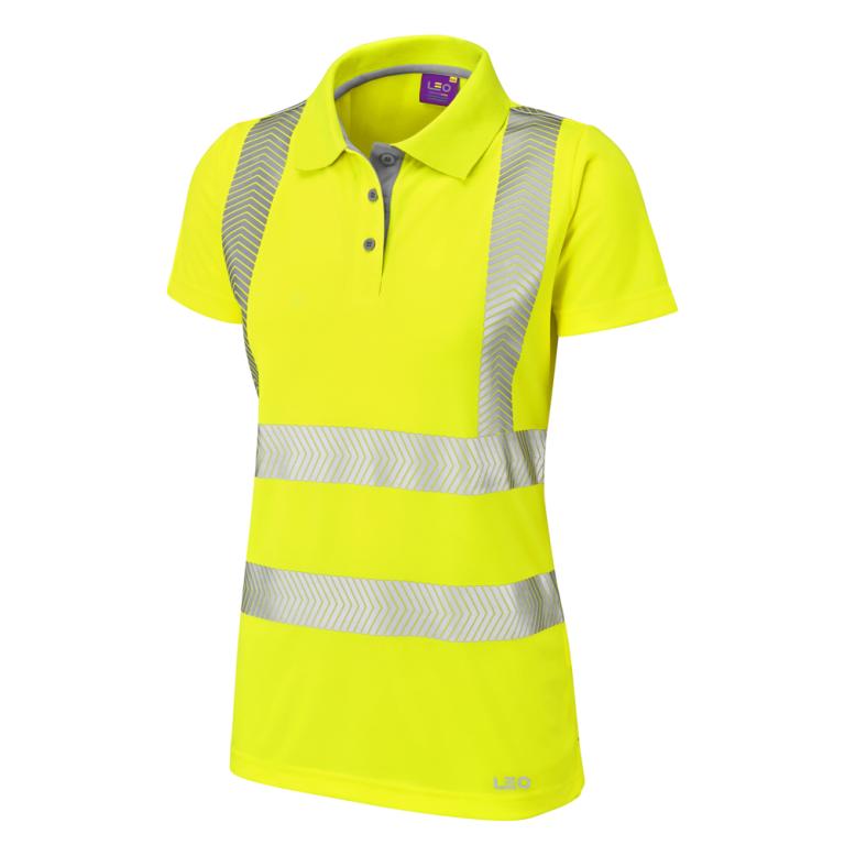 PIPPACOTT Leo EcoViz Performance+ Womens Polo Shirt HV YELLOW