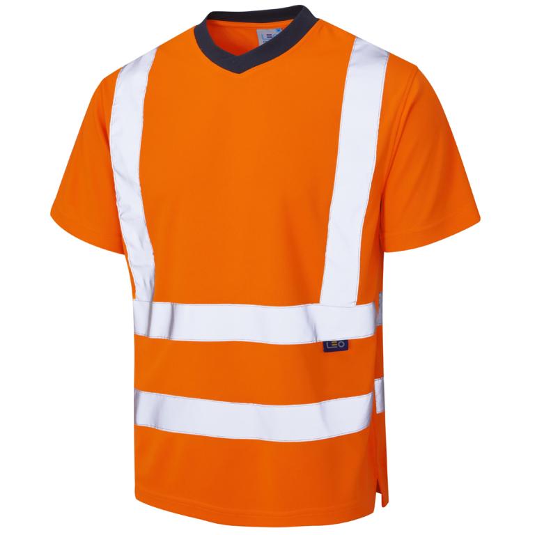 BRAUNTON Leo EcoViz Performance T-Shirt HV ORANGE