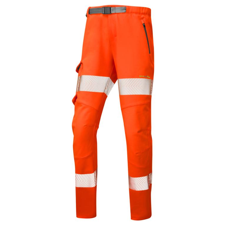 STARCROSS Leo EcoViz Womens Stretch Work Trouser HV ORANGE