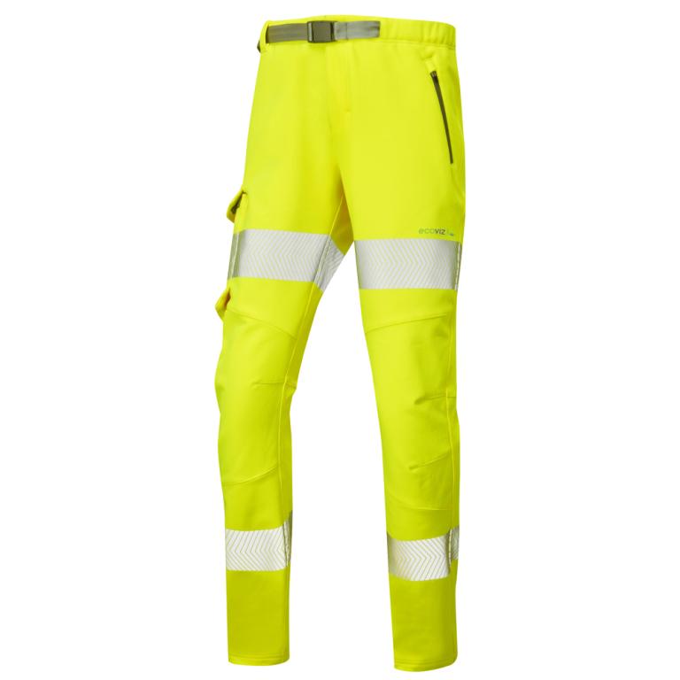 STARCROSS Leo EcoViz Womens Stretch Work Trouser HV YELLOW