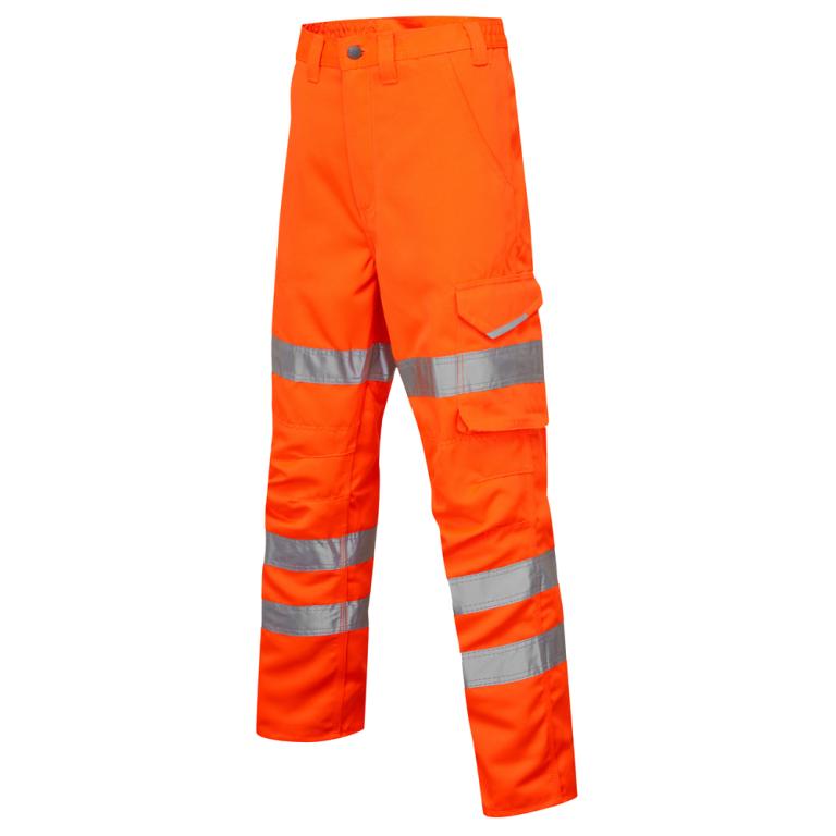 PENNYMOOR Leo EcoViz Womens Poly/Cotton Cargo Trouser HV ORANGE