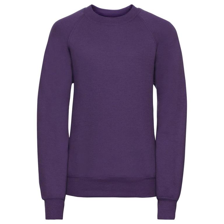 Kids raglan sleeve sweatshirt Purple