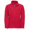 Kids full-zip outdoor fleece Classic Red