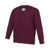 Kids Academy cardigan Academy Burgundy