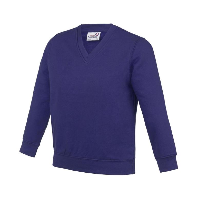 Kids Academy v-neck sweatshirt Academy Purple