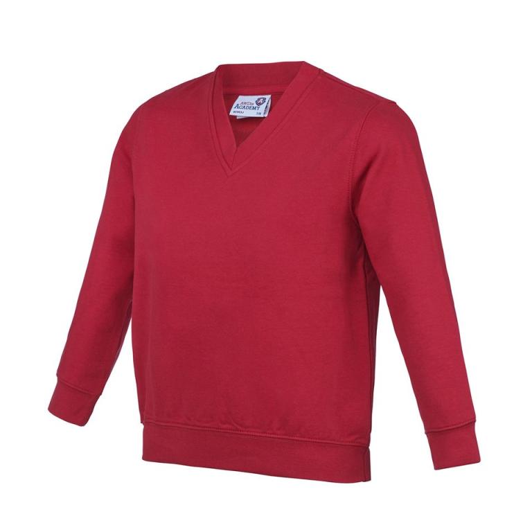 Kids Academy v-neck sweatshirt Academy Red