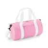 Mini barrel bag Classic Pink/White
