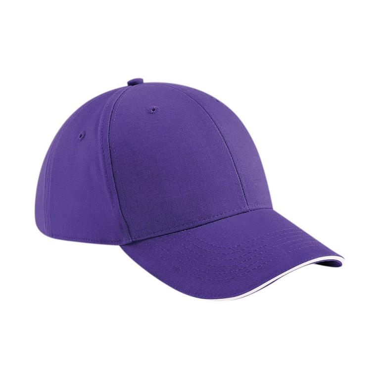 Athleisure 6-panel cap Purple/White