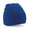Two-tone pull-on beanie Bright Royal