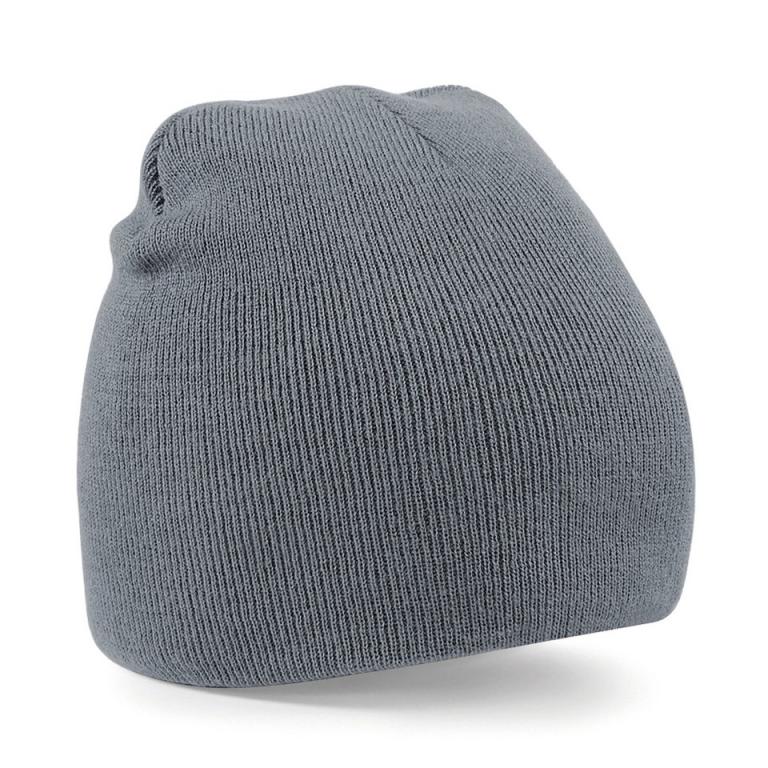 Two-tone pull-on beanie Graphite Grey