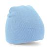 Two-tone pull-on beanie Sky Blue