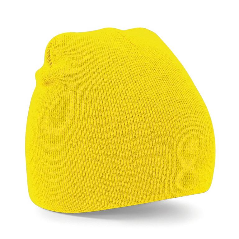 Two-tone pull-on beanie Yellow