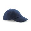 Low-profile heavy cotton drill cap French Navy
