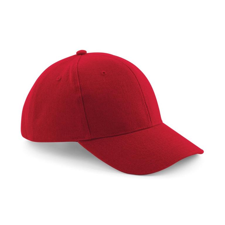 Pro-style heavy brushed cotton cap Classic Red