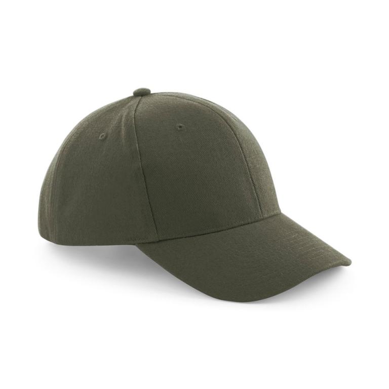 Pro-style heavy brushed cotton cap Olive Green