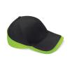 Teamwear competition cap Black/Lime Green